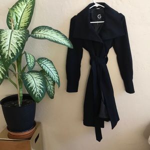 Black Guess pea coat